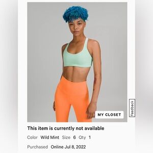 Free to Be Ribbed Bra - Wild *Light Support A/B
Cup
Colour Wild Mint
Size 6